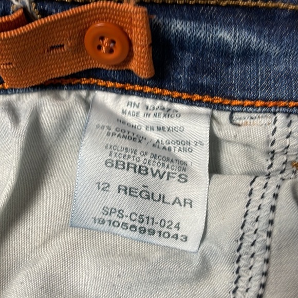 Wrangler Boys Straight Leg Adjustable Waist Denim Jeans, size 12R - Picture 7 of 7